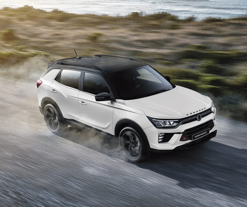 Estética deportiva del Korando de KGM