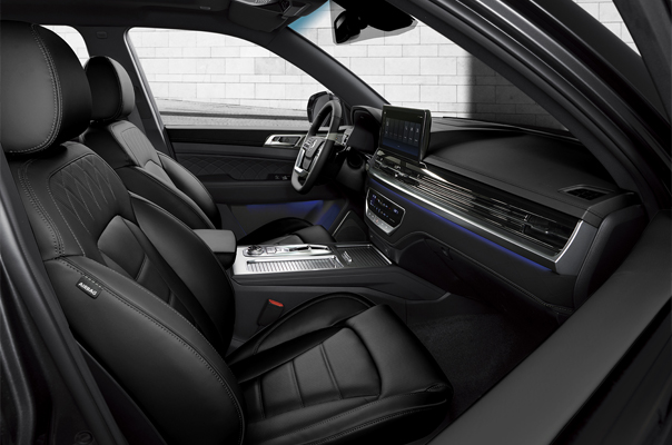 El Rexton de KGM ofrece un espaciado y como interior.
