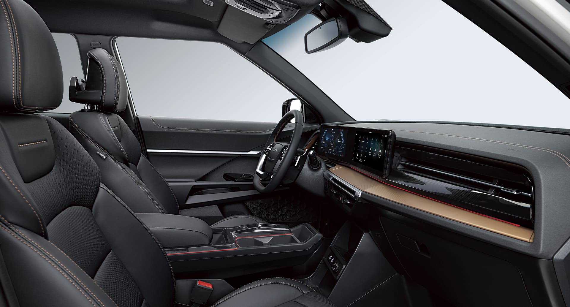 El interior del KGM Torres se adapta a tu estilo.