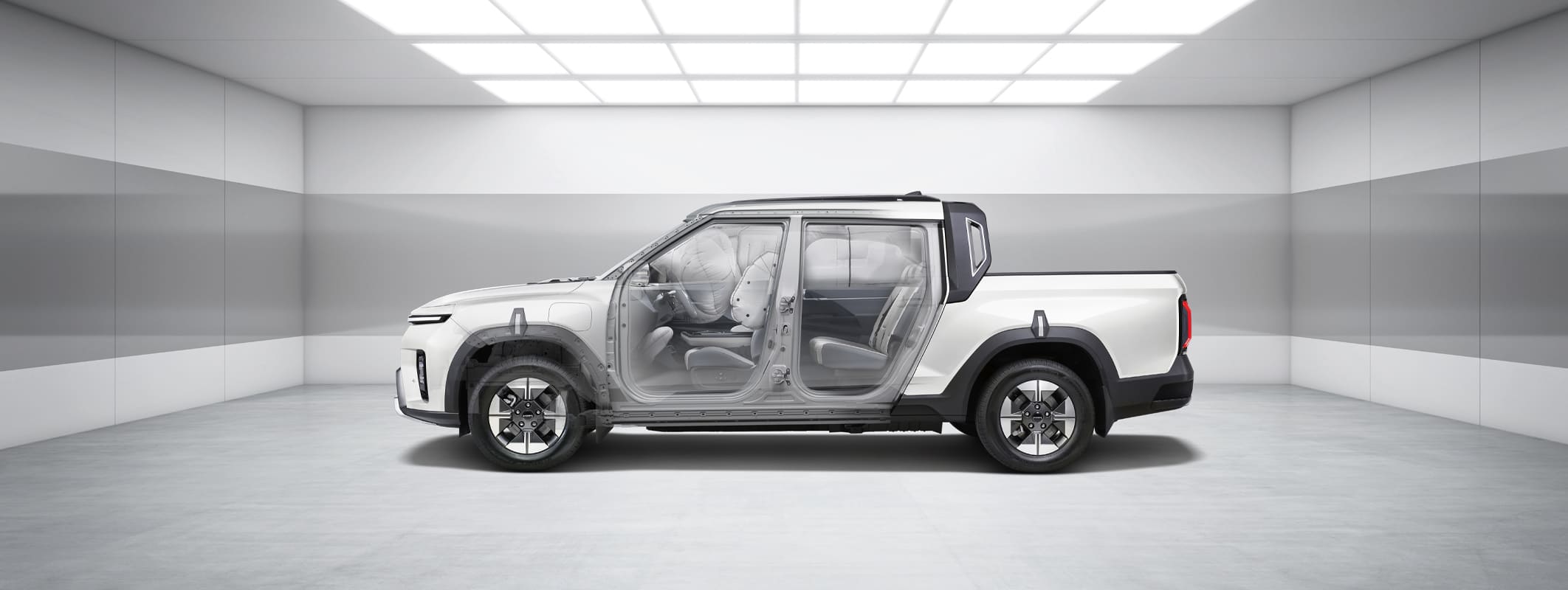 El Nuevo Musso es un coche de alta Seguridad.